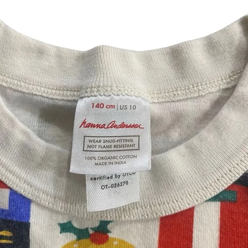 Hanna andersson size 10 long sleeve Holiday shirt